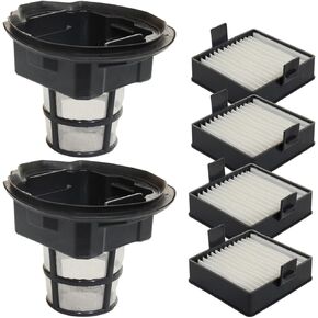 PUREBURG P7131 Filter Screen Pack compatible with Ryobi P7131, P7131ID 18V ONE+ HAND VACUUM, Part 534526001 Screen Assembly & 533907002 Filter -2 Filter Screen + 4 Air Filters