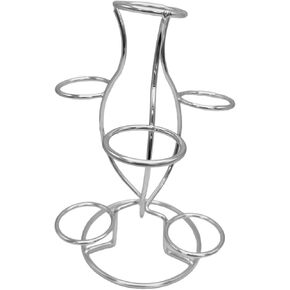 kowaku Crystal Ball Seat Spheres Metal Holder Creative Saving Space Multipurpose Ball Display Stand Crystal Ball Base for Bookcase Home Centerpiece, B