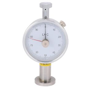 Eujgoov Hardness Tester LX-C-2 Shore Type Hardness Gauge Pointer Durometer for Testing Plastic and Rubbers