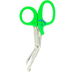 Natiqind EMT Shear, Paramedic Scissors, Rescue, Trauma, First Aid, EMS, First Responder, Nurses, Emergency Medical Surgical (5.50", Green)