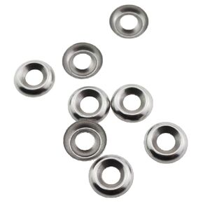 100PCS 304 Stainless Steel Concave Convex Washer Bowl Washer Screw Washer Fish Eye Washer Decorative Finished Countersunk Washer for Household Appliance Connection Automobile Ship