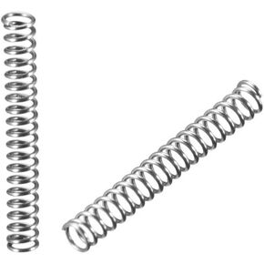 uxcell Wire Diameter 0.012", OD 0.08", Free Length 0.60" Spring Steel Coil Extended Compressed Spring 20pcs