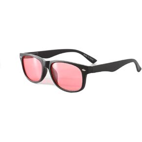 SomniLight FL-41 Light Sensitivity Glasses for Florescent Light Sensitivity, Photophobia, and Migraines (Wayfarer Style)