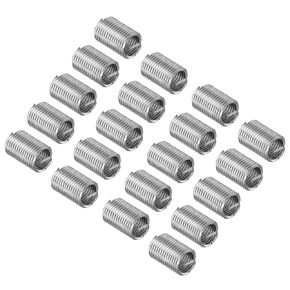 Wire Thread Inserts, M12x1.75 5D 30mm Length, 304 Stainless Steel Wire Screw Sleeve Insert Helical Type Coiled - (Applications: for Automotive Repairs), 20pieces