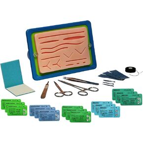 مجموعة أدوات ممارسة الخياطة من SurgicalSim على مجموعة أدوات لوحة التدريب المثبتة in Kuwait