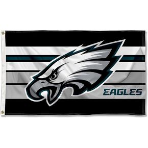 WinCraft Philadelphia Eagles Retro Stripes Large 3x5 Flag