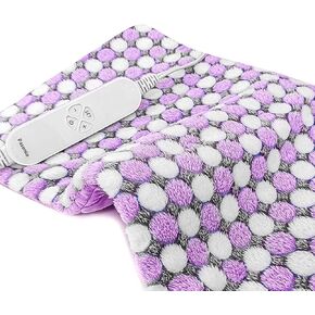 Full Weighted Electric Heating Pad for Back Pain, Cramps, Relief - Auto Shut Off - 2.3lb Heat Pad with Moist & Dry Heat Therapy Options - Hot Heated Pad - (XL 12"x24") - PYQ0Z