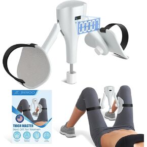 Thigh Master Thigh Exerciser - 0-44 Lb Adjustable Pelvic Floor Kegel Thigh Trainer Toner for Postpartum, Inner Thigh Exercise Equipment 4 Fixed Straps, Easy to Use at Home, Office, Travel, Gym