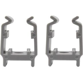 JSP Manufacturing Grey Bimini Top Boat Pole Clips 1 inch for Pontoon Bimini Top Support Poles