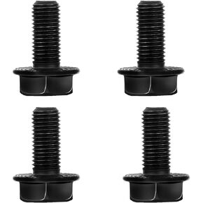 4 Pcs 8mm Bicycle Crank Bolts Bike Bottom Bracket Fixing Bolts M8 x 18mm Bottom Bracket Screws Parts for Mountain Bike Road Bike MTB