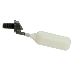 Kerick Valve M2P2 PVC Mini Float Valve, Tank Mount, Fixed Arm, 1.5 gpm at 60 psi, 1/4" NPT Male