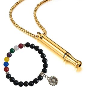 قلادة التنفس القلق، قلادة التنفس الواعية لممارسة التنفس المعتاد والتأمل والتوتر والقلق وتخفيف التنفس قلادة التحول in Kuwait