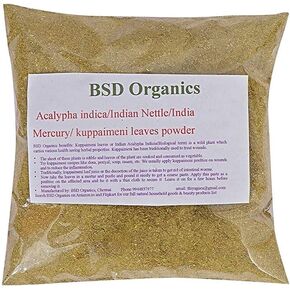 Leaves Powder of Acalypha indica/Indian Nettle/Indian Mercury/Indian Copperleaf/kuppaimeni (100 Gram / 3.5 Ounce)