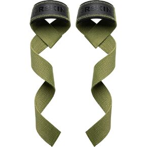 DRSKIN Lifting Straps for Weightlifting Lifting Wrist Straps 26 inch Deadlift Bodybuilding Powerlifting Strength Training Workouts Gym Neoprene Cushioned Cotton Men Women