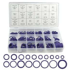 XINGYHENG 270Pcs 18 Sizes Rubber O Ring Sealing Gasket Washers Repair Box Washer Seal Assortment Set for Plumbing Automotive Repair Air or Gas Sealing Connections(Purple)