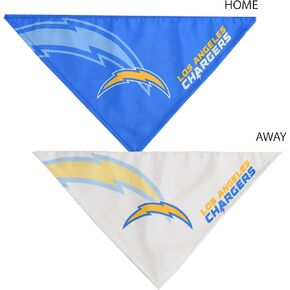 Littlearth Unisex-Adult NFL Los Angeles Chargers Home and Away Pet Bandana Set, Team Color, Large