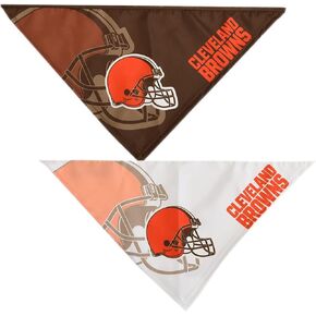 Littlearth Unisex-Adult NFL Cleveland Browns Home and Away Pet Bandana Set, Team Color, Medium