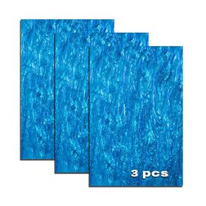 Glitter Pearlescent Acrylic Sheet -Colored Acrylic Sheets 12x8 Inch Sparkly Plastic Sheet 1/8 Thickness Plastic Sheets for Engraving Laser Engraving, Crafts DIY Decore (3, Purple Black, 8x12 Inch)