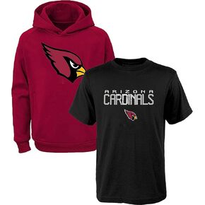 NFL Youth 8-20 Polyester Performance Primary Logo Hoodie & T-Shirt 2 Pack Set