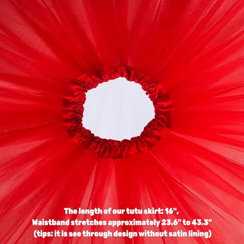 Red White Blue Tutu for Women Teens Girls American Star Tutu Adult 4th of July USA Patriotic Spirit Week Tutu in Kuwait