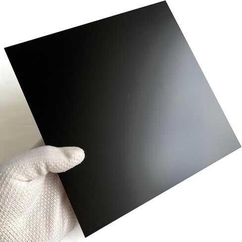 G10 الألياف الزجاجية Garolite طابعة ثلاثية الأبعاد بناء لوحة سطحية ورقة شبه مرنة 180x180 مللي متر (لون أسود) in Saudi Arabia