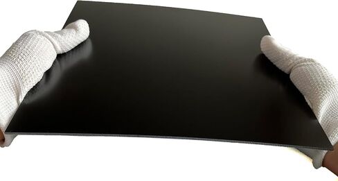 G10 الألياف الزجاجية Garolite طابعة ثلاثية الأبعاد بناء لوحة سطحية ورقة شبه مرنة 180x180 مللي متر (لون أسود) in Saudi Arabia