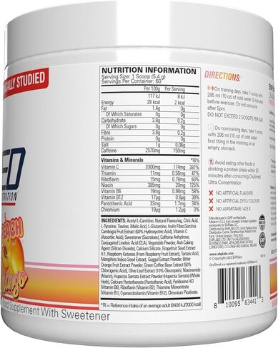 EHP Labs OxyShred Pre Workout Powder & Shredding Supplement - Preworkout Powder with L Glutamine & Acetyl L Carnitine, Energy Boost Drink - Passionfruit, 60 Servings in Kuwait