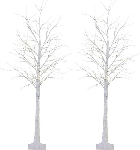 Twinkle Star Lighted Birch Tree 6 Feet 96 LED for Home Wedding Festival Party Christmas Decoration in Kuwait