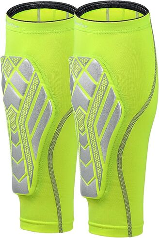 Seektop Soccer Shin Guards Shin Pads for Kids Youth Age 5, 6-8, 8-10, 10-12 and Above 12 Boys/Girls, Toddler, Adults Men Womens Soccer Compression Sleeve in Saudi Arabia
