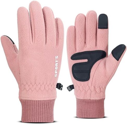 Winter gloves windproof for men and women - warm gloves for cold weather, touch screen fingers, driving bicycles for running in Saudi Arabia