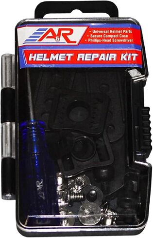 A&R Sports Universal Hockey Helmet Repair Kit-Screws Clips Buckles Nuts (3-Pack) in Saudi Arabia