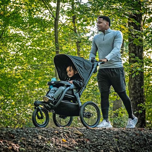 عربة الركض Chicco TRE®، عربة الأطفال لجميع التضاريس، متوافقة مع مقاعد سيارة الأطفال الرضع من Chicco (غير متضمنة)، معدات سفر الأطفال | جالاكسي/أسود in Kuwait