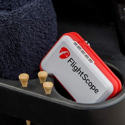 FlightScope Mevo Portable Golf Launch Monitor and Rangefinder with Signature Power Bundle | Real Time Swing Data, Carry Distance, Spin Rate, Club & Ball Speed, Vertical Launch, Smash Factor, and More! in Saudi Arabia