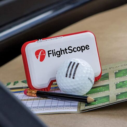 FlightScope Mevo Portable Golf Launch Monitor and Rangefinder with Signature Power Bundle | Real Time Swing Data, Carry Distance, Spin Rate, Club & Ball Speed, Vertical Launch, Smash Factor, and More! in Saudi Arabia