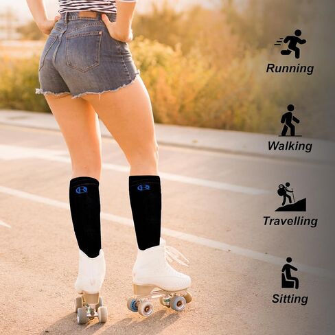 3 PAIRS OPAL ROYAL Compression Socks for Women and Men | Graduated Compression Stockings | 20-30MMHG in Saudi Arabia