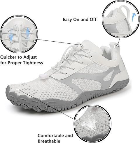 Barefoot Shoes Mens Womens Minimalist Cross Training Shoes with Wide Toe Box Athletic Zero Drop Trail Walking Shoes Hiking Running Sneakers in Saudi Arabia