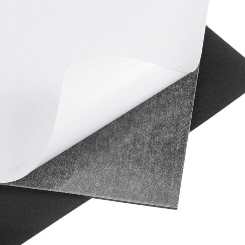 uxcell 20pcs Adhesive Foam Padding Sheets 1/16 Inch Thick x 6 Inch Long Square EVA Foam Sheet Self Stick Non-Slip Anti Vibration Pads, Anti-Skid Noise in Saudi Arabia
