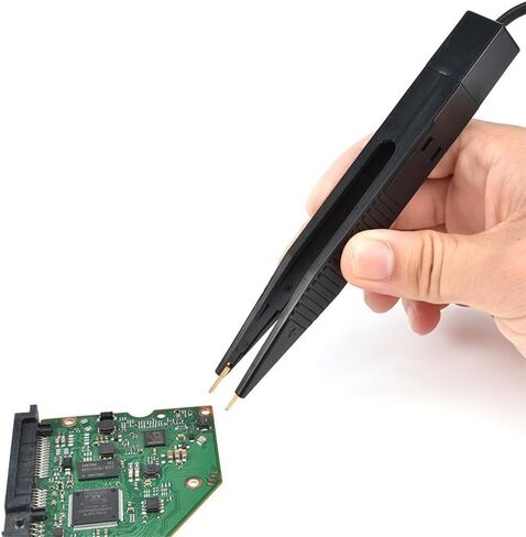 2 قطعة SMD LCR رقاقة اختبار كليب السعة مغو المقاومة اختبار كليب متر الرصاص التحقيق المتعدد الملقط 5 مللي متر قطر التحقيق نصائح in Kuwait