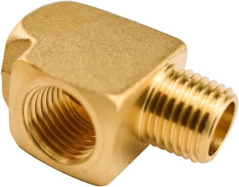تركيب أنابيب نحاسية، ZESE 2 قطعة 1/4" NPT أنثى إلى 1/4" NPT أنثى إلى 1/4" NPT ذكر محول أنابيب نحاسية بارستوك ستريت in Kuwait