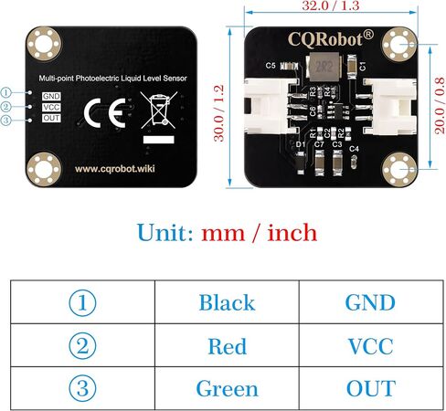Contact Multi-Point Photoelectric Liquid Level Sensor Compatible with Arduino and Raspberry Pi. for Automatic Irrigation Systems, Aquariums, Plants, in The Garden, in Agriculture etc. in Saudi Arabia