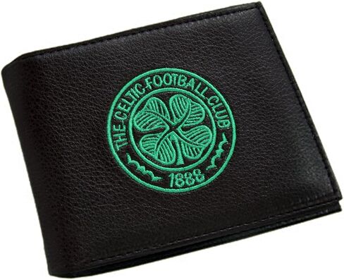 Celtic FC Mens Official Leather Wallet With Embroidered Football Crest in Saudi Arabia