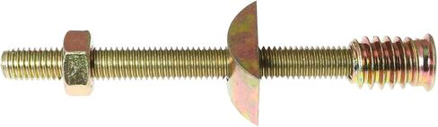RLECS 6PCS M8x90mm Furniture Hardware Bed Head Connector Panel Connectors Fittings Table Bed Assembly Fasteners Bolts Nuts Half Moon Spacers for Wide Range of Furniture Panels in Saudi Arabia
