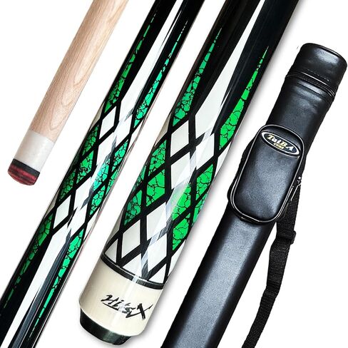 عصا Tai ba cues Pool Cue Stick، طرف 13 مم، 58 بوصة، عصا بلياردو احترافية من خشب القيقب الكندي الصلب 19,20,30 أونصة (قابلة للتحديد) - عصا حمام السباحة باللون الأزرق والأحمر والأخضر in Saudi Arabia