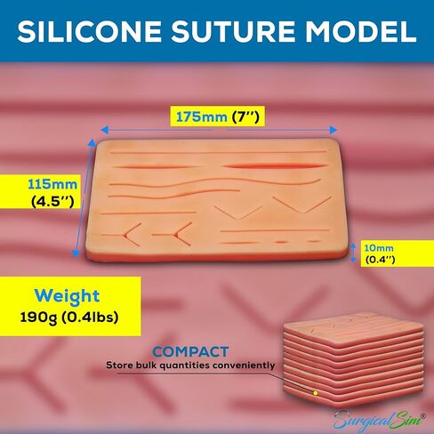 مجموعة أدوات ممارسة الخياطة من SurgicalSim على مجموعة أدوات لوحة التدريب المثبتة in Kuwait