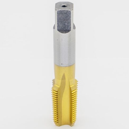 خيط أنبوب الصنبور 1/4-18 NPT، فولاذ كوبالت M35، صلابة إضافية، درجة صناعية للوظائف الشاقة، أكثر متانة ومقاومة للحرارة، مثالية للفولاذ المقاوم للصدأ - مثالية للأعمال اليدوية والمحترفين in Kuwait