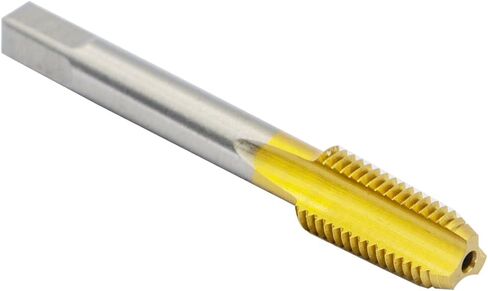 خيط أنبوب الصنبور 1/4-18 NPT، فولاذ كوبالت M35، صلابة إضافية، درجة صناعية للوظائف الشاقة، أكثر متانة ومقاومة للحرارة، مثالية للفولاذ المقاوم للصدأ - مثالية للأعمال اليدوية والمحترفين in Kuwait