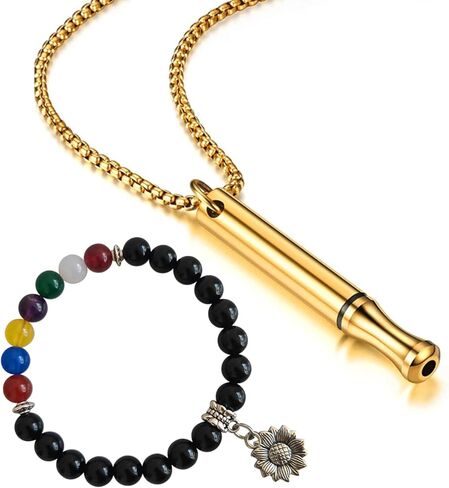 قلادة التنفس القلق، قلادة التنفس الواعية لممارسة التنفس المعتاد والتأمل والتوتر والقلق وتخفيف التنفس قلادة التحول in Kuwait