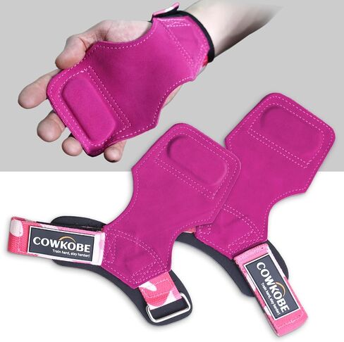 Wrist Straps for Weightlifting with Wrist Wraps,Leather Weight Lifting Wrist Wraps Grip Assistance Deadlift Straps Workout Gym Straps for Men and Women in Saudi Arabia
