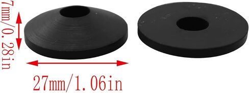 LQ Industrial 16pcs Water Tank Rubber Washers Conical Washers Toilet Bolt Rubber Washers for Screws Toilet Tank in Saudi Arabia