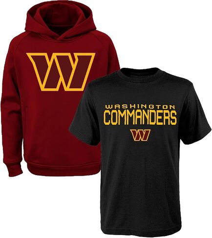 NFL Youth 8-20 Polyester Performance Primary Logo Hoodie & T-Shirt 2 Pack Set in Saudi Arabia